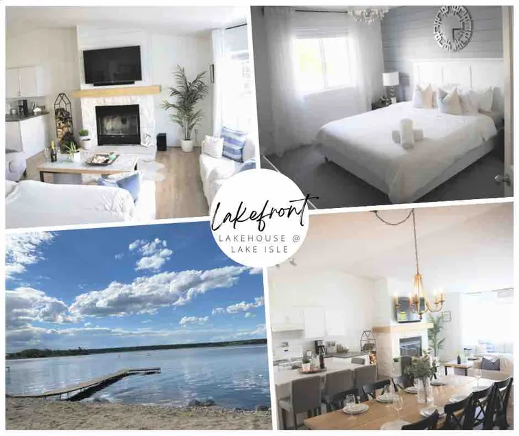 Lake Isle Lakehouse | Private Beach | Ice Fishing - Image 1