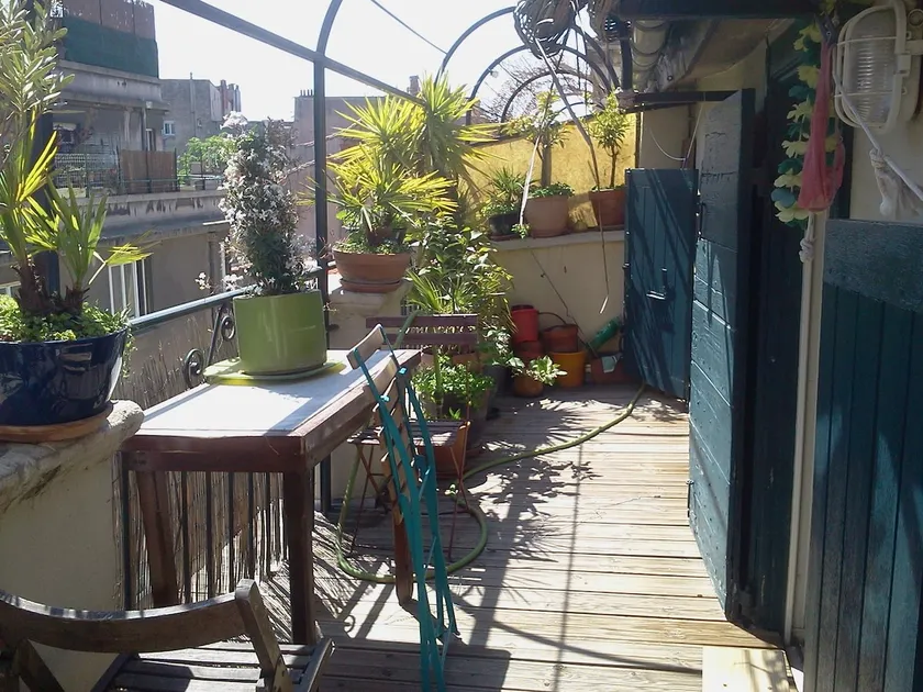 Terrace, Sun, Bohemian, Quiet, 50 m2, hyper-central - Image 1