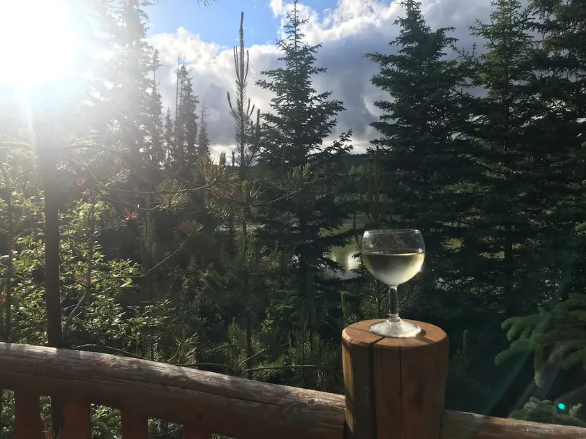 3-Bedroom Log Cabin with private deck and view - Image 1