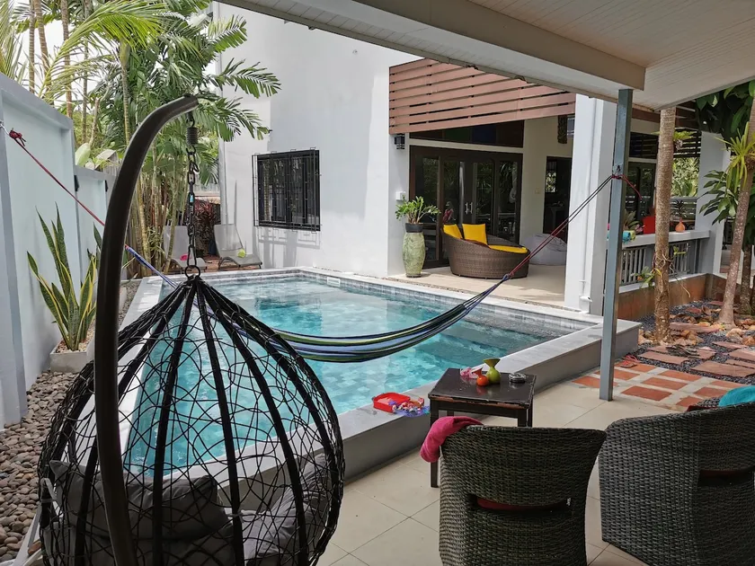 150 m from a paradise beach 3 bedrooms pool - Image 1