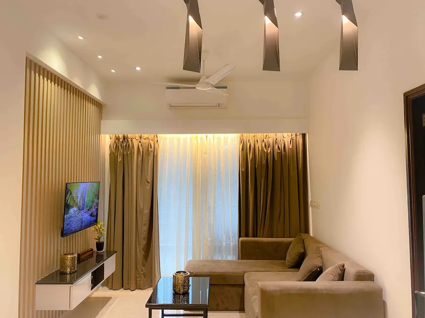 5 mins from Vagator Beach | 1bhk with common pool - Image 1