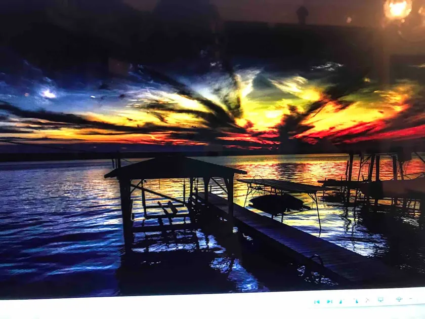 Beautiful Sunsets at the Lake Camp - Image 1