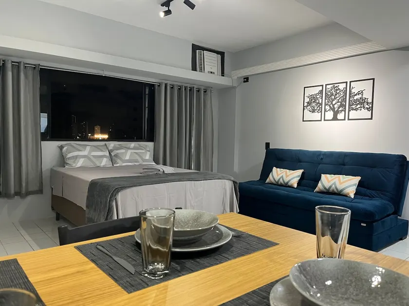 811 Cozy Flat Boa Vista Studio Parque Amorim - Image 1