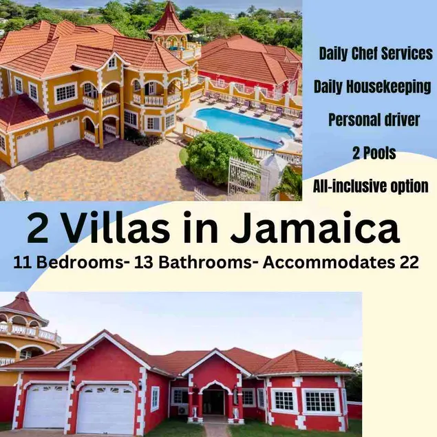 2 Villas in Jamaica-24 guest -full staff - Image 1