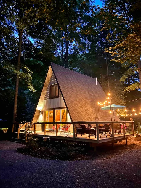 MCM A-Frame | HOT TUB | Lake | Nature | Hike - Image 1