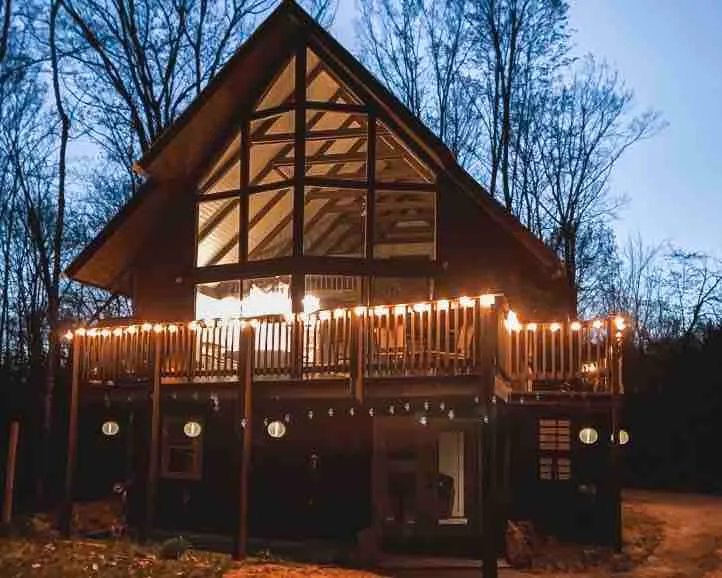 Secluded Cabin Large Deck Fire Pit ATV Trails - Image 1