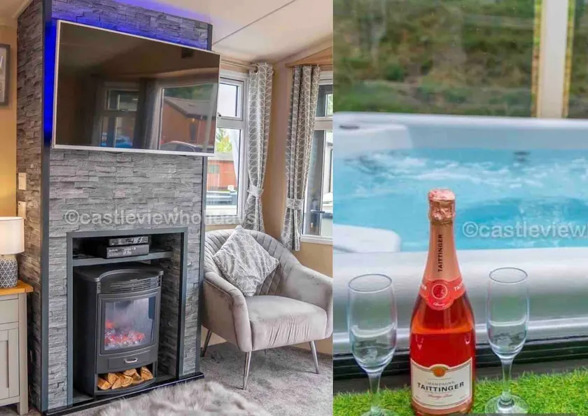 Castle View Holidays (hot tub) Tattershall Lakes - Image 1