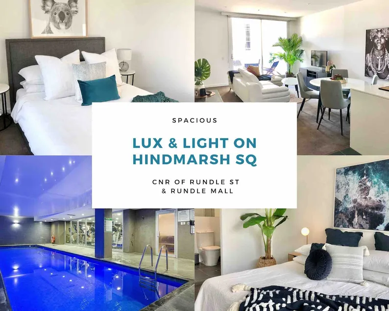 Lux 2BR Apt on Hindmarsh SQ-Pool-Gym-Parking - Image 1