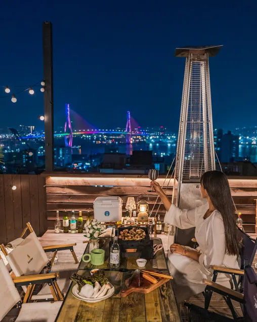 Night of Yeongdo_Suwahe/Private/Busan Port Bridge Full Ocean View/Jacuzzi/Rooftop/Camping/Beach/Barbecue/Grilled Shellfish/Living for a Month - Image 1