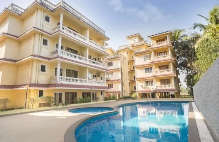 Comfy Poolview Apartment near Calangute North Goa - Image 1