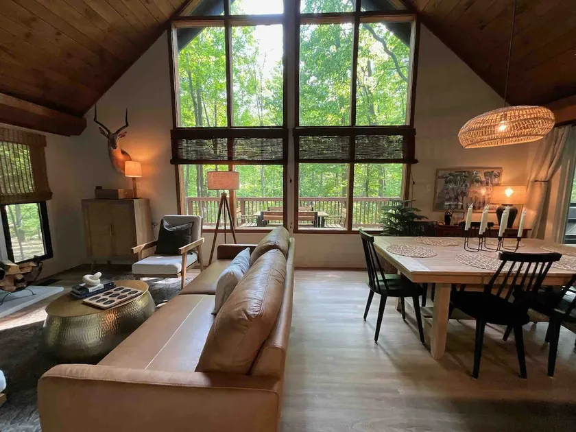 Cozy Secluded A-Frame Cabin Retreat - Image 1