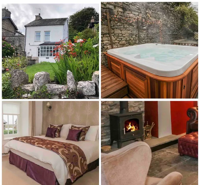 Romantic Retreat: Hot Tub, Log Burner & Bay Views - Image 1
