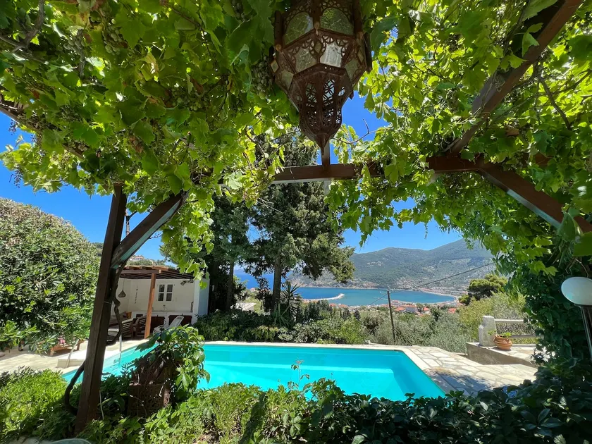 Romantic Lemonia Cottage with private pool & stunning sea view - Image 1