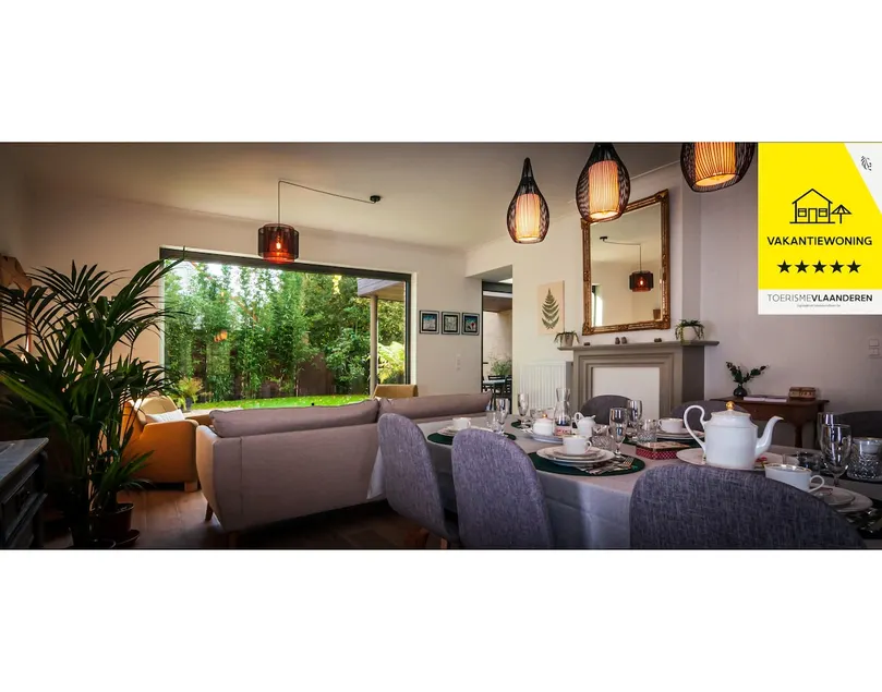 Charming 5*Bruges villa, AC, green, parking - Image 1
