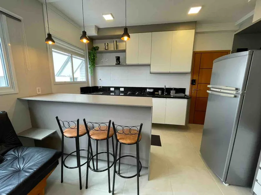 New studio apartment, one block from the beach, with sea view and garage - Image 1