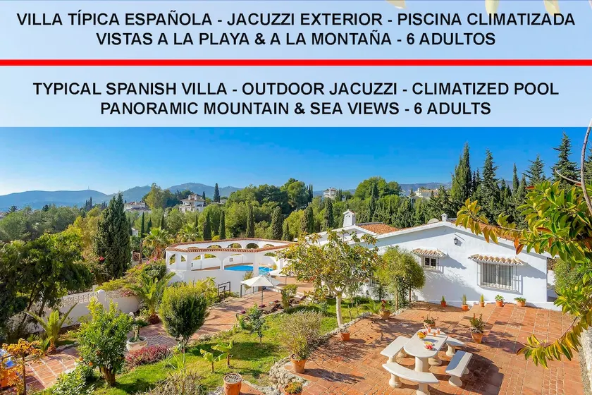 Private Heated Pool, Jacuzzi & 1225m2 garden in Villa Cipreses - Image 1
