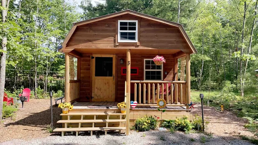 Tiny ‘Garden Cottage’ Getaway in the woods!  Elk Run Estates #3 - Image 1