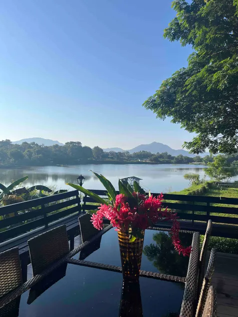 Lake & mountain view villa– ChiangMai HotSprings - Image 1