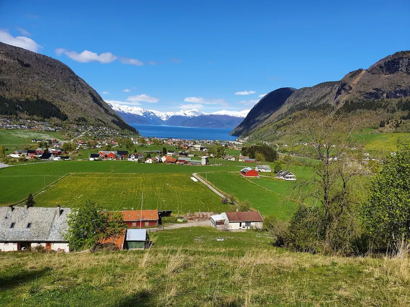Elistova, with panoramic views of the Sognefjord. - Image 1