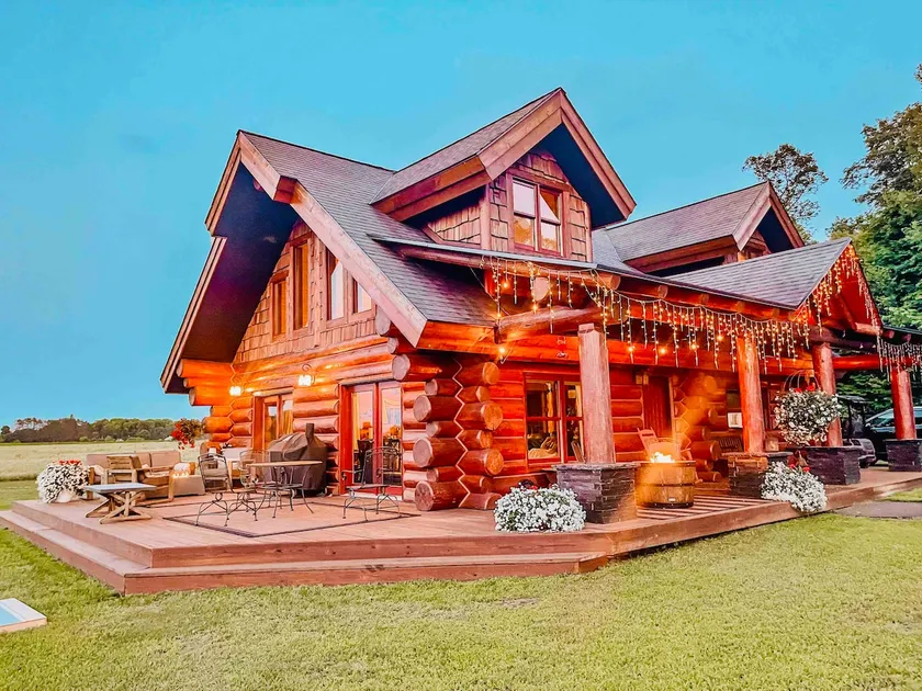 Potato River Falls Log Cabin Retreat 130 Acres - Image 1