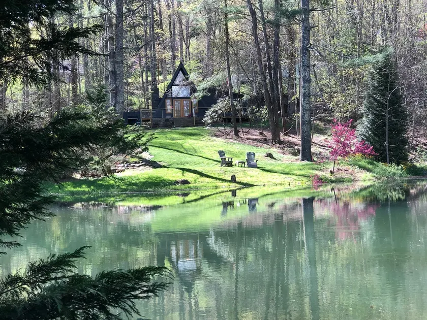 Romantic AFrame Cabin •Firepit • Near Boone Hiking - Image 1
