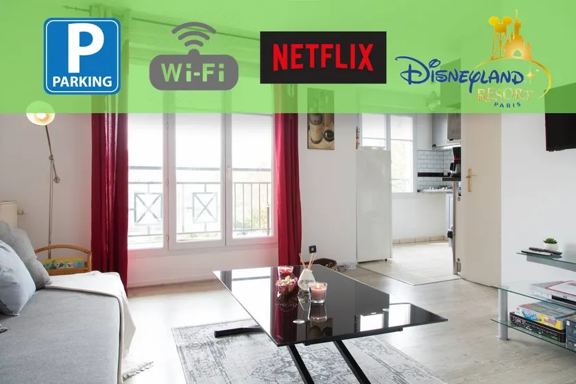 Beautiful F3 for 6 people + wifi + Parking at Disney - Image 1