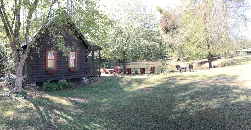 Cozy Cabin nestled on a beautiful horse farm #076 - Image 1