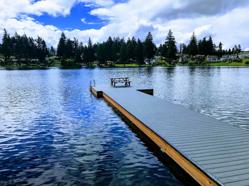 Modern Lake House (Main House), Steel Lake - Image 1
