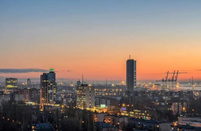 Klaipėda city panoramic view - Image 1