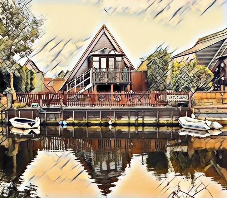 DUCKS HARBOUR-beautiful,detached, waterside lodge. - Image 1