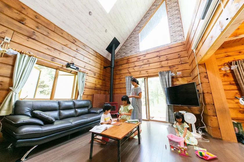 Covered BBQ & 120-inch movie & fireplace/Fujikyu Highland, 5 minutes from Tsuru Interchange, Kawaguchiko, Yamanakako, parking for 3 cars - Image 1