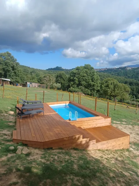 bungalow with wooden kitchen in agritourism - Image 1