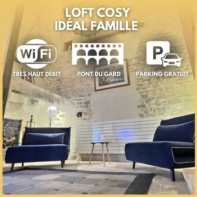 Cozy loft, close to canoe and Pont du Gard - Image 1