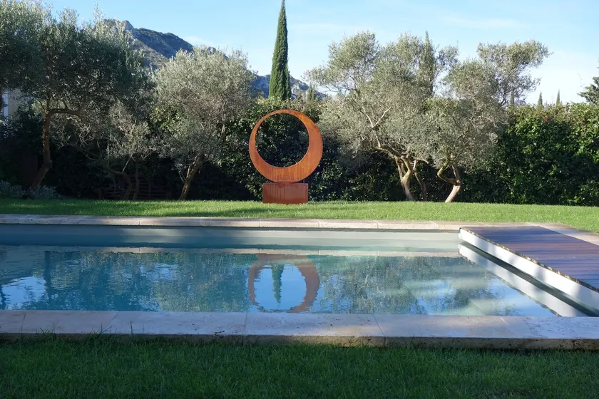 Villa, private heated pool, beautiful view of the Alpilles - Image 1