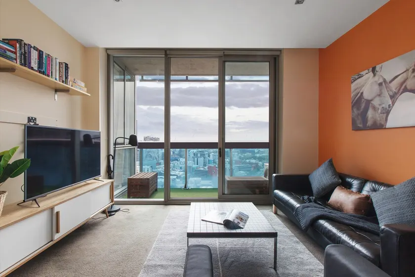 Modern Escape with Balcony & Sweeping City Views - Image 1