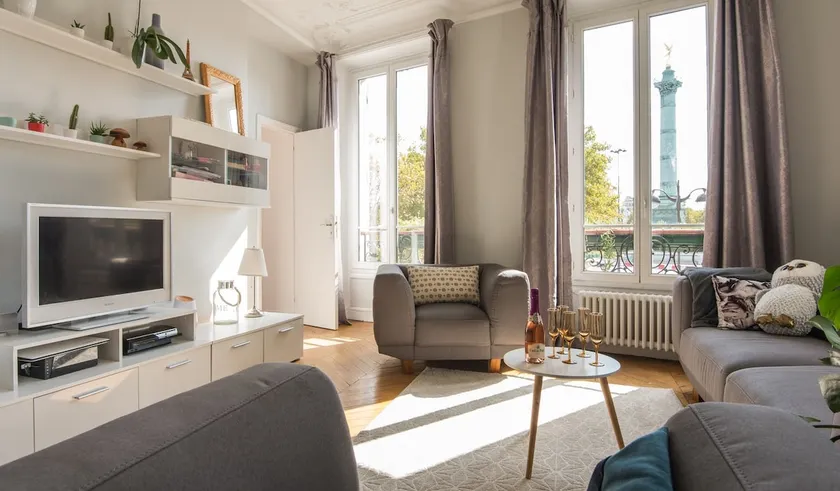 ❤️❤️Paris Center Bastille Magnificient view Flat 3 rooms 2 bedrooms - Image 1