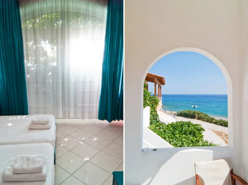 Makrigialos: Ikaros apartment with 1bedroom and a living-room by the sea - Image 1