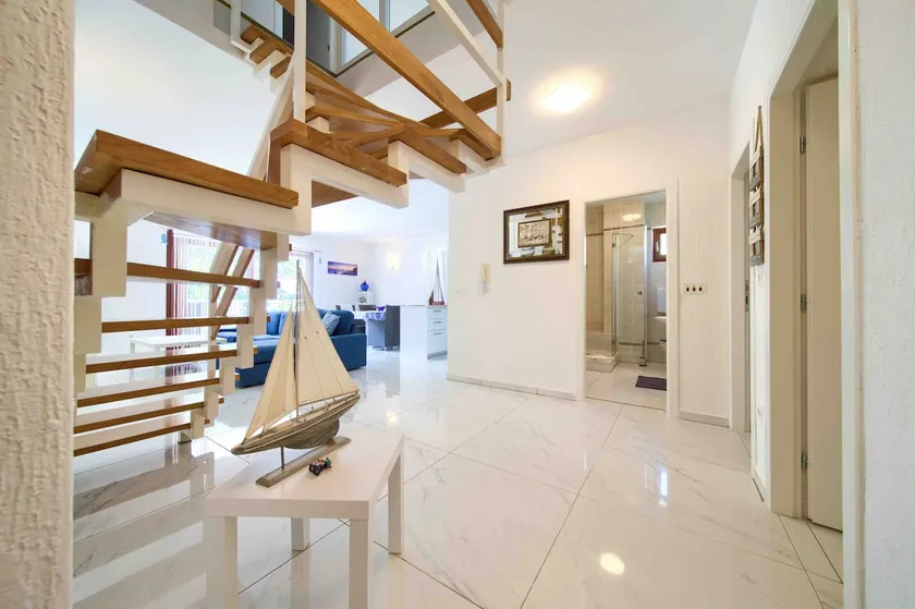 Beachfront Oasis Krk Island, Njivice Gem 150sqm apt with private beach access - Image 1