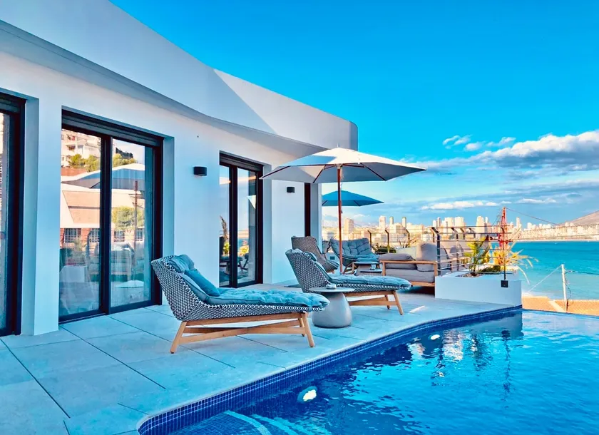 Luksus lejlighed med pool ved Poniente strand - Image 1