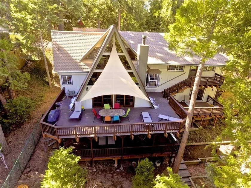 Lake Access Cabin by Village-Lg Deck Views-Game Rm - Image 1