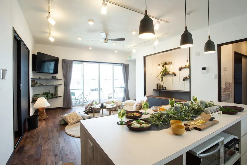 [1 Building Rental] Modern and Natural Fashionable Space/ BBQ on the Terrace/10 People Stay/Free Wi-Fi/Free Parking - Image 1