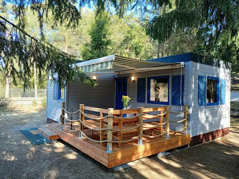 ECO wooden cottage in Kurpie. Pond, forest, sauna. - Image 1
