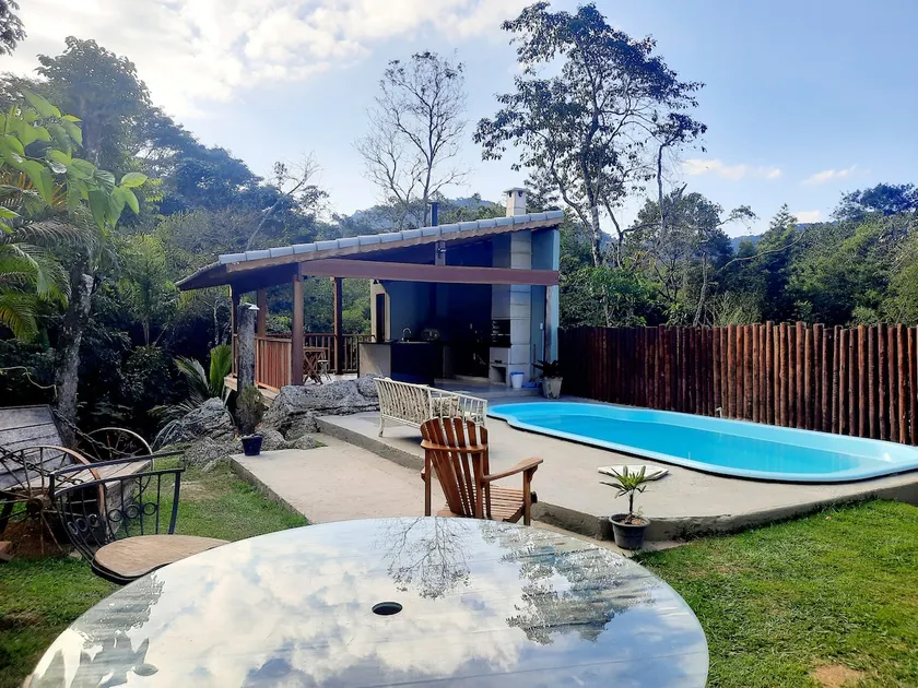 6x no interest Swimming pool, gourmet area and fireplace in the mountains - Image 1