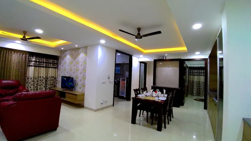 Entire 3 BHK Corporate Service Apartment Manyata Tech Park Hebbal - Image 1