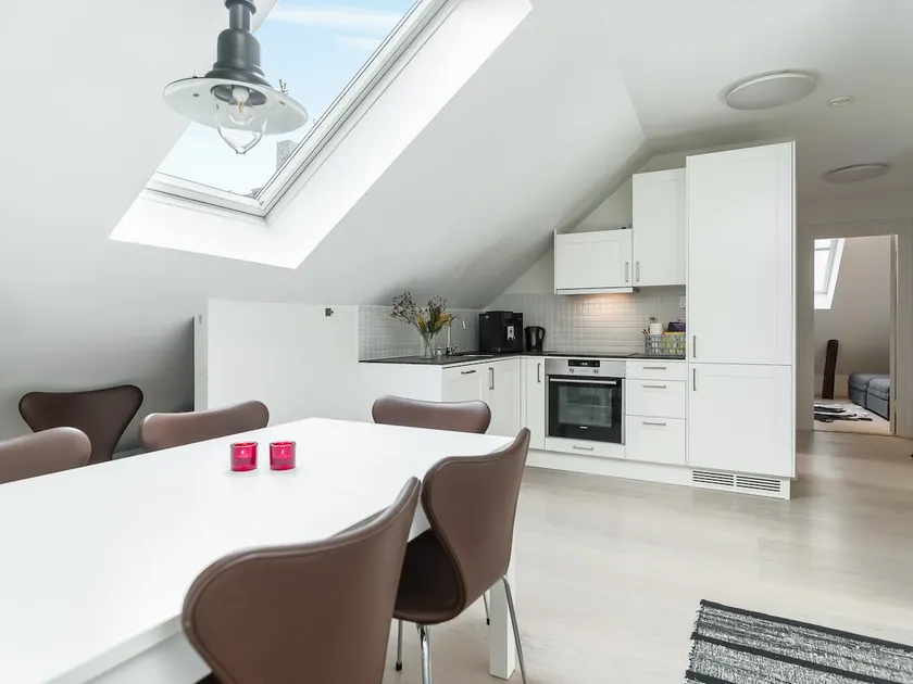 Modern, bright attic in 400 year old house - Image 1