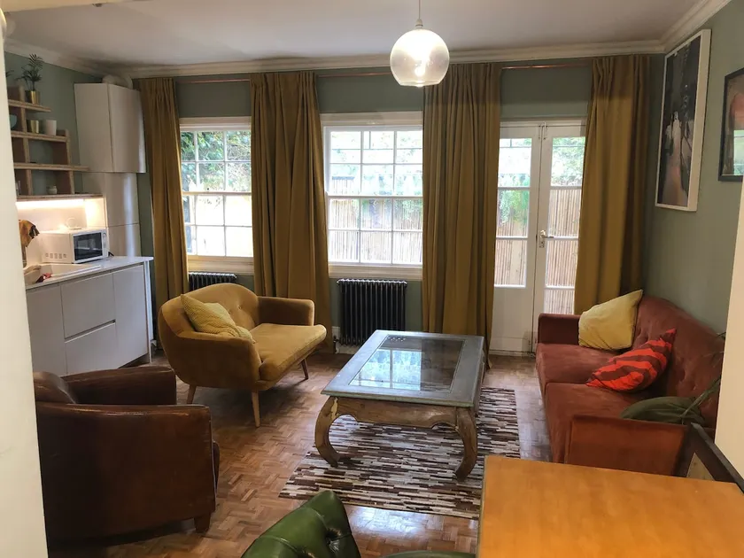 One bed basement flat with Patio centrally located - Image 1