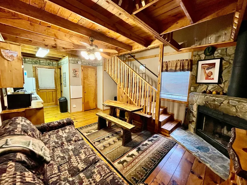 Oktoberfest themed Cabin in woods stream #14 - Image 1