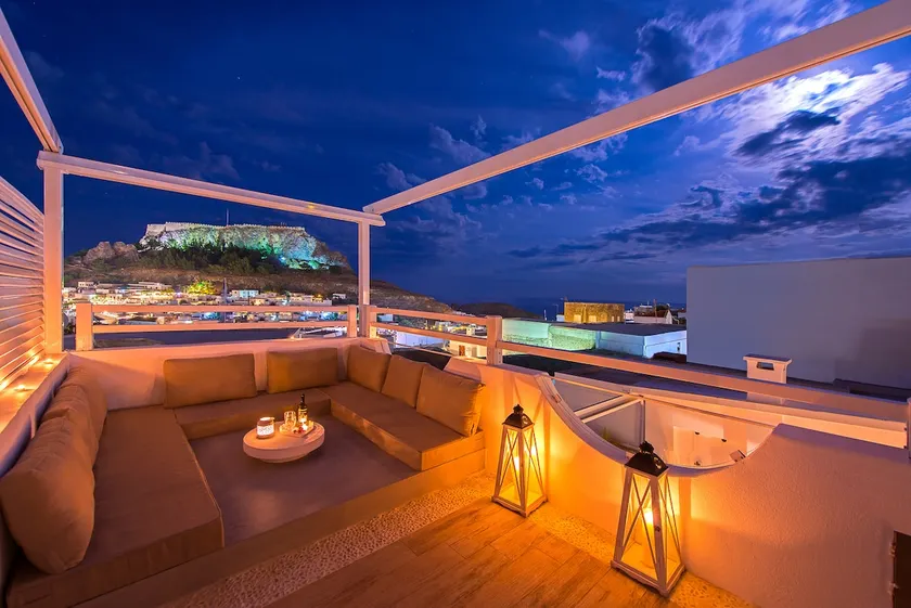 Lindos Allure Villa with Jacuzzi and Acropolis view!!! - Image 1