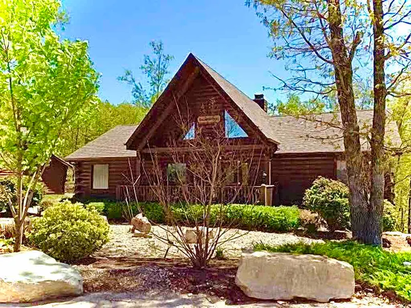 Wilderness Retreat 4 br; 4 b Log Hjem m / poolbord. 1 km fra Legends of Golf - Image 1