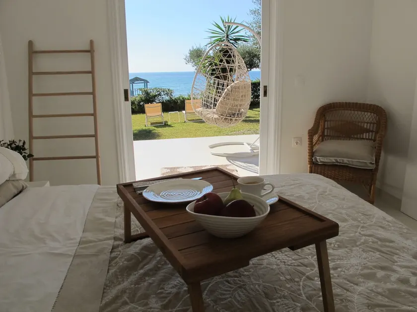 Aqua Seafront Glyfada Corfu Beach House With Garden - Image 1